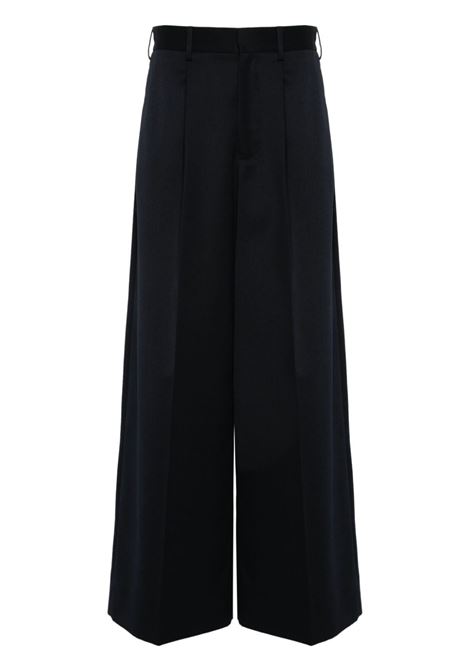 Pantaloni a gamba ampia in blu Simone Rocha - donna SIMONE ROCHA | Pantaloni | 41180458NVY